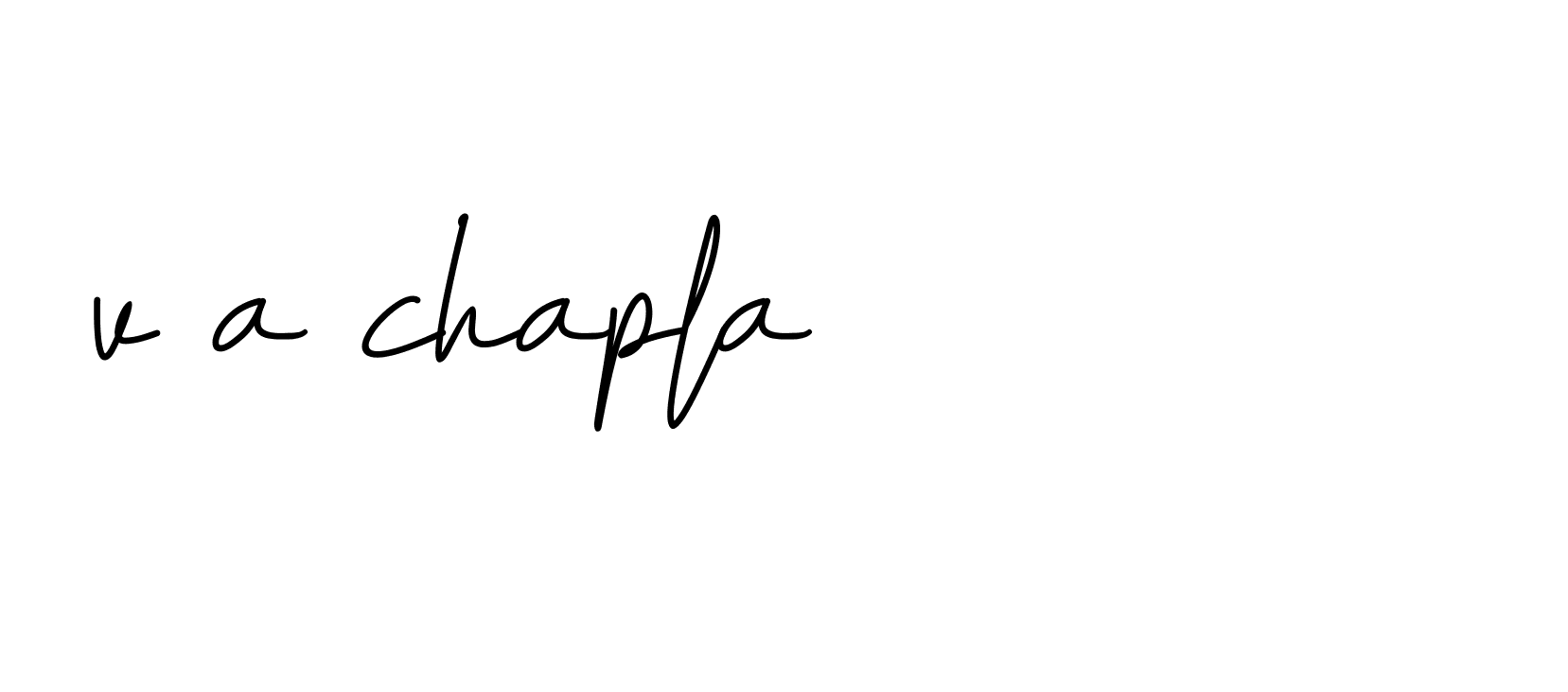 Signature of v-a-chapla