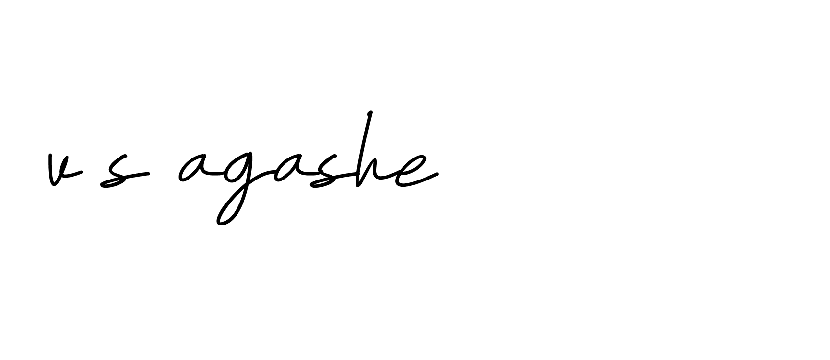 Signature of v-s-agashe