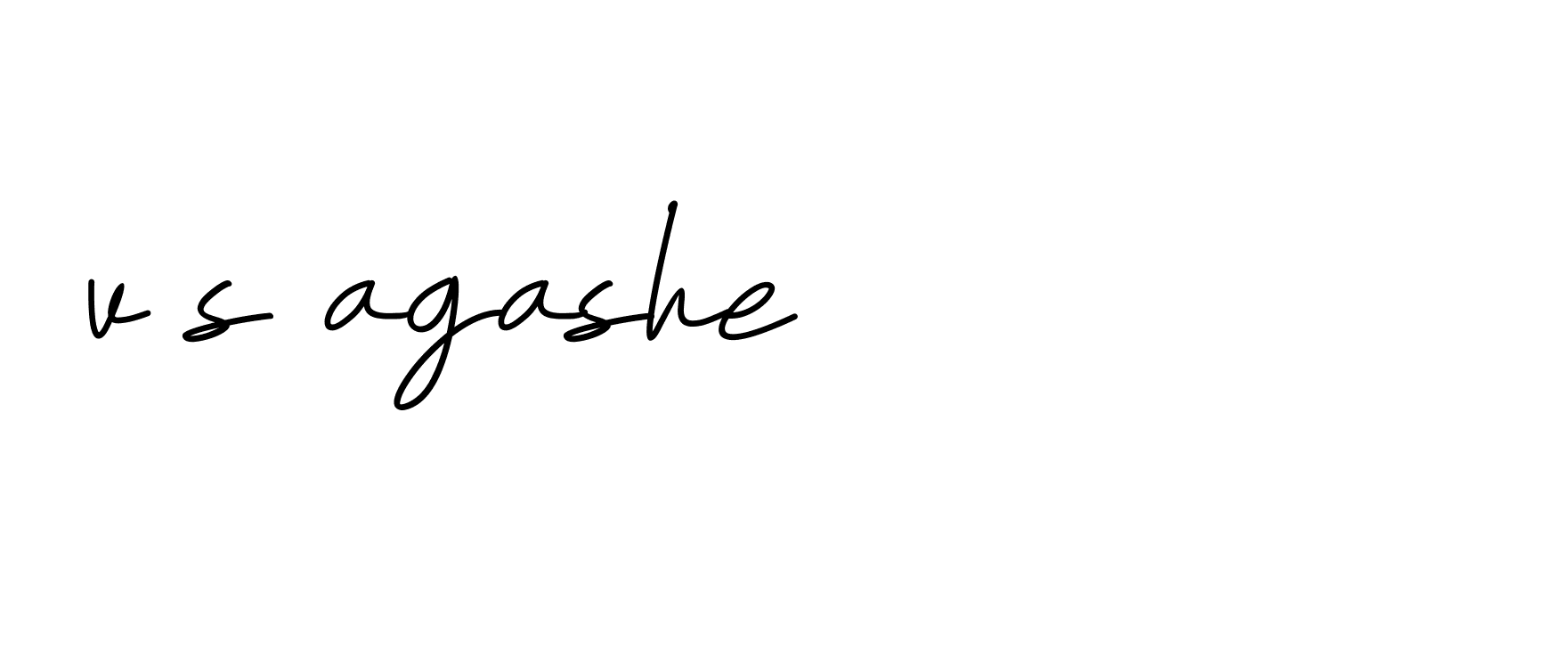 Signature of v-s-agashe-