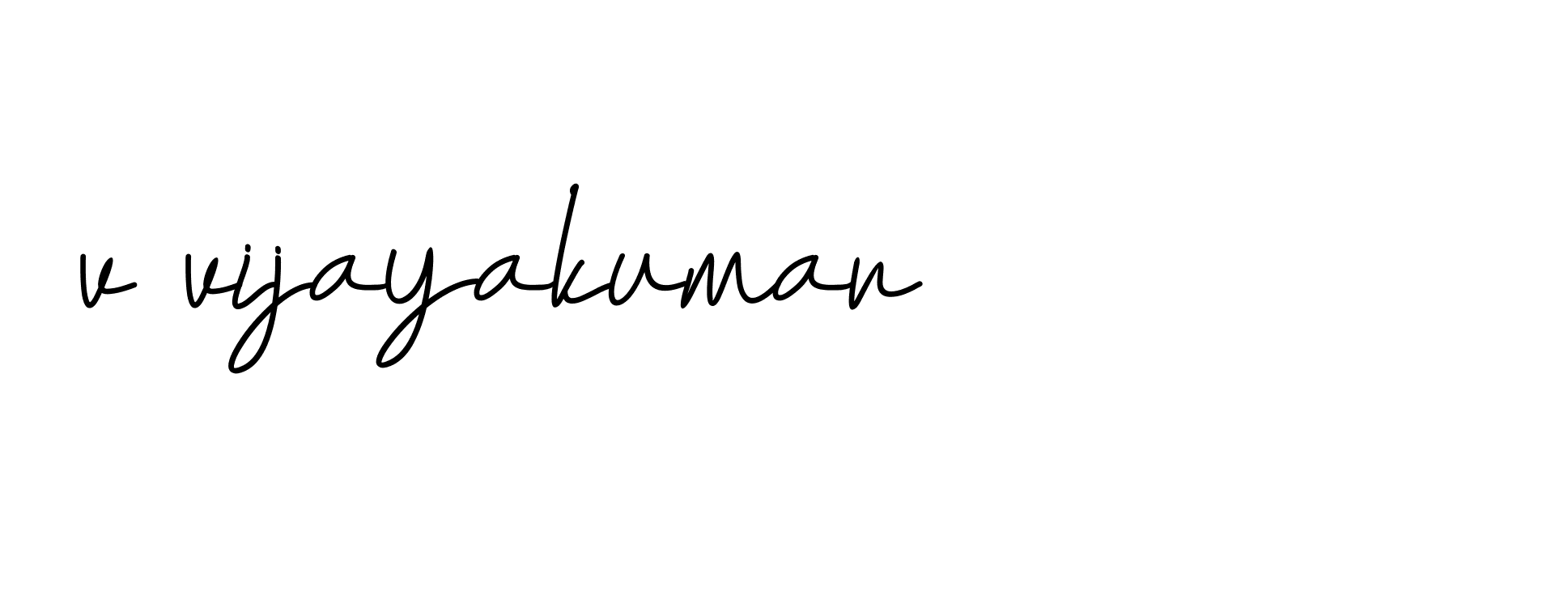 Signature of v-vijayakumar