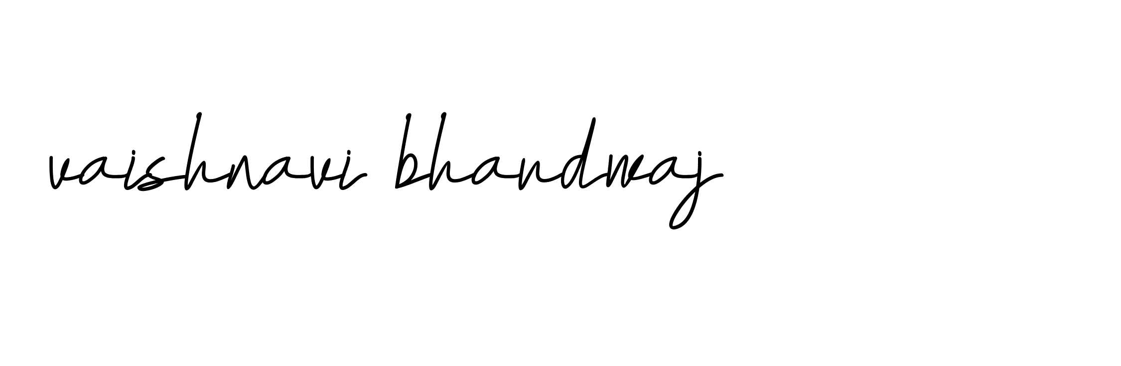 Signature of vaishnavi-bhardwaj