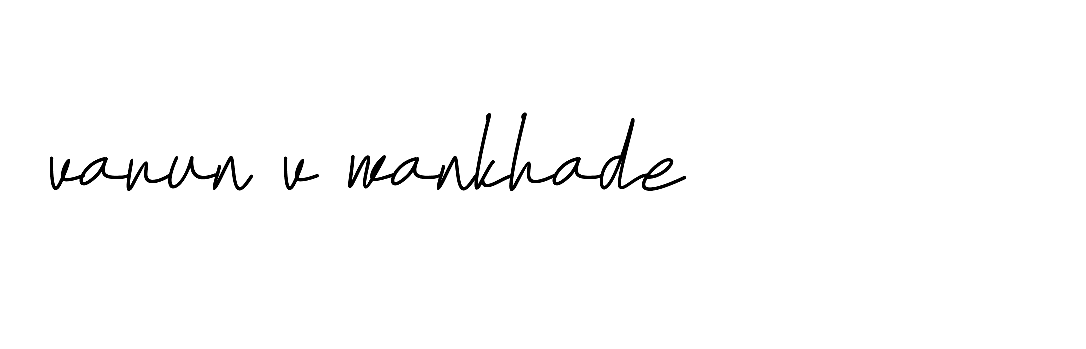 Signature of varun-v-wankhade