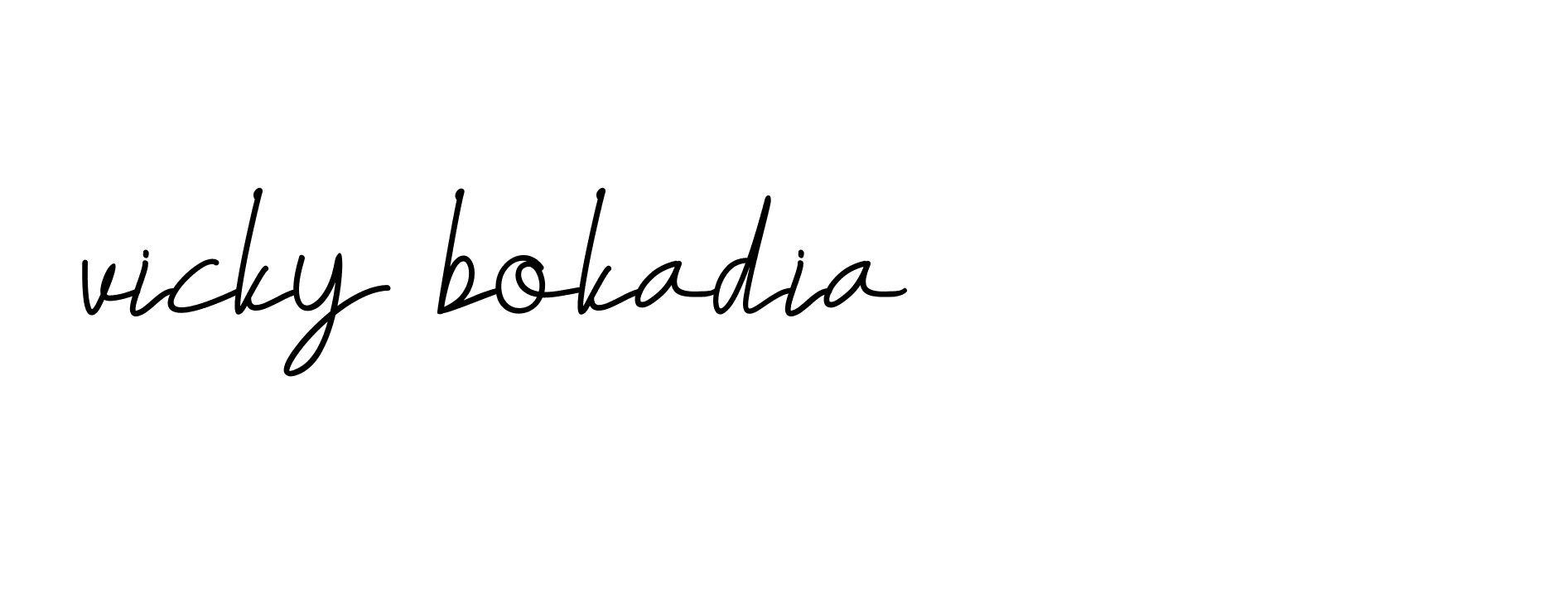 Signature of vicky-bokadia