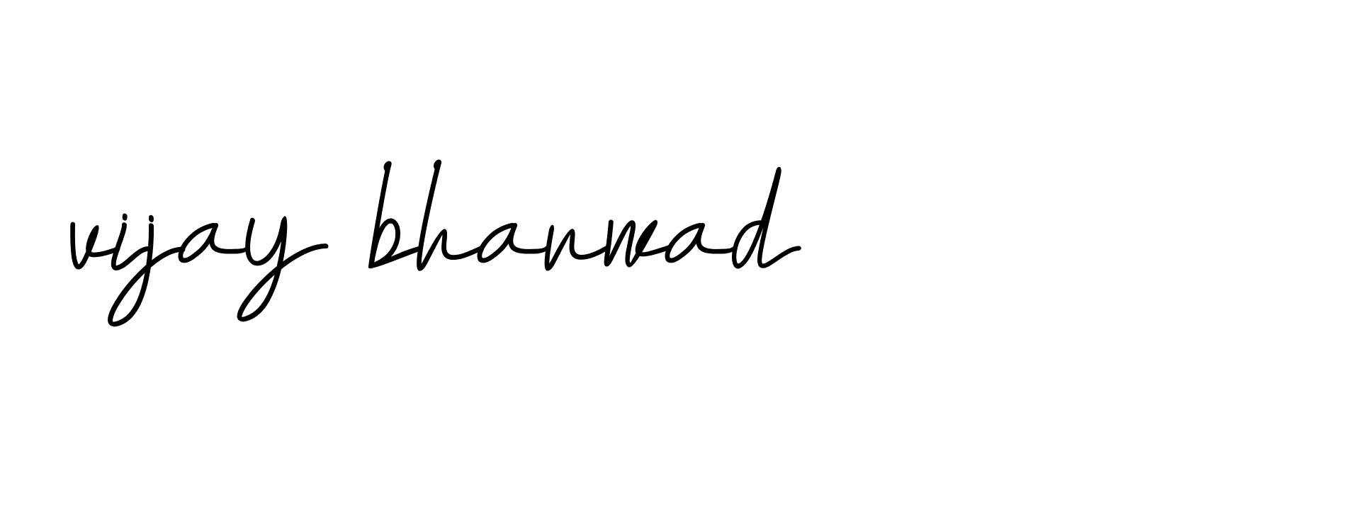 Signature of vijay-bharwad