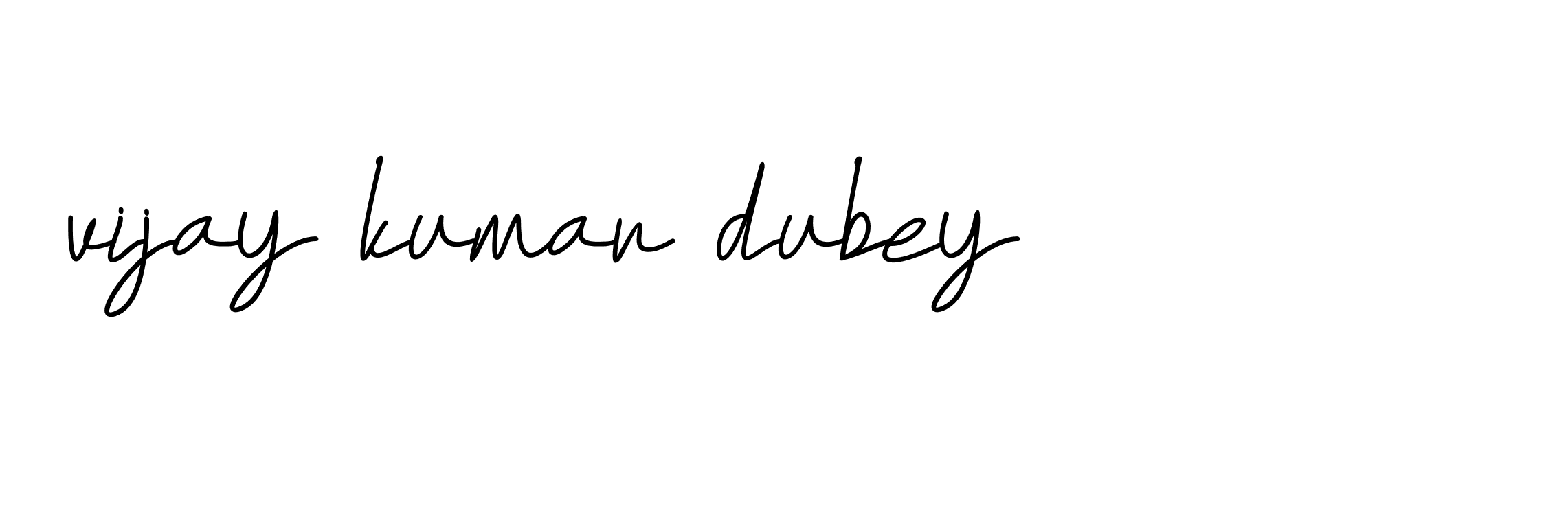 Signature of vijay-kumar-dubey