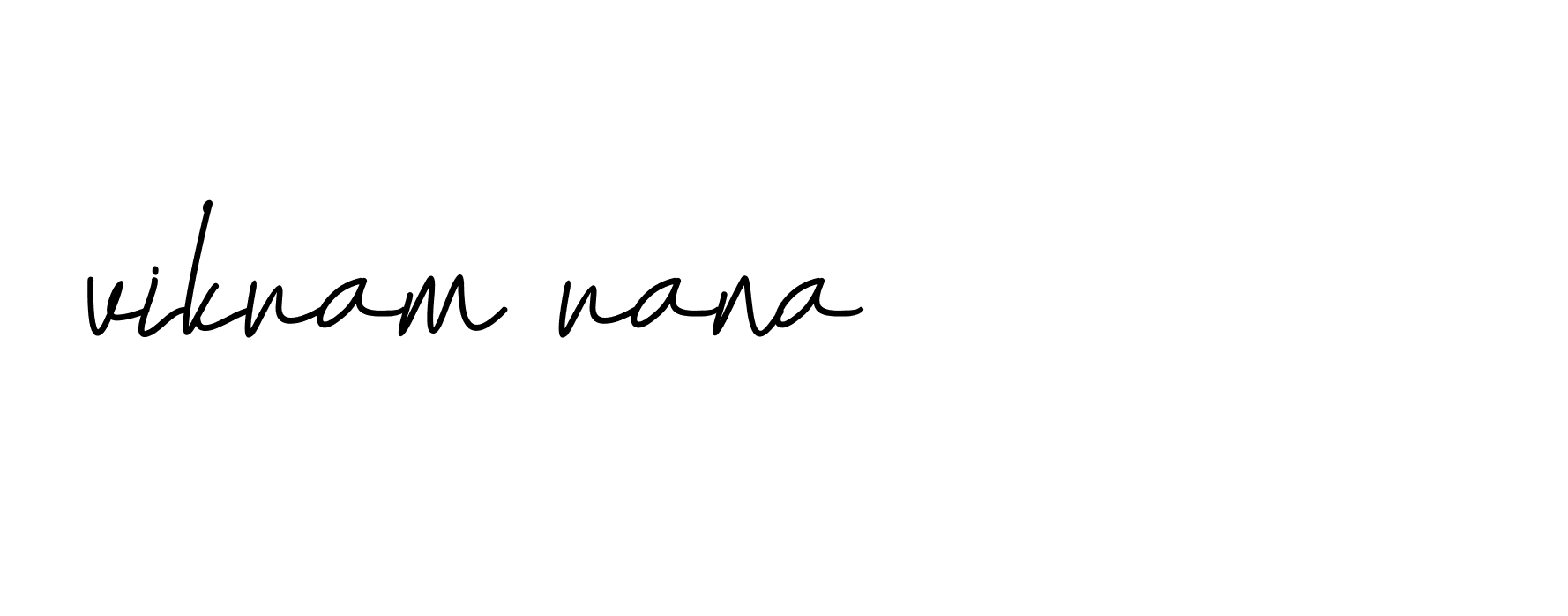 Signature of vikram-rana