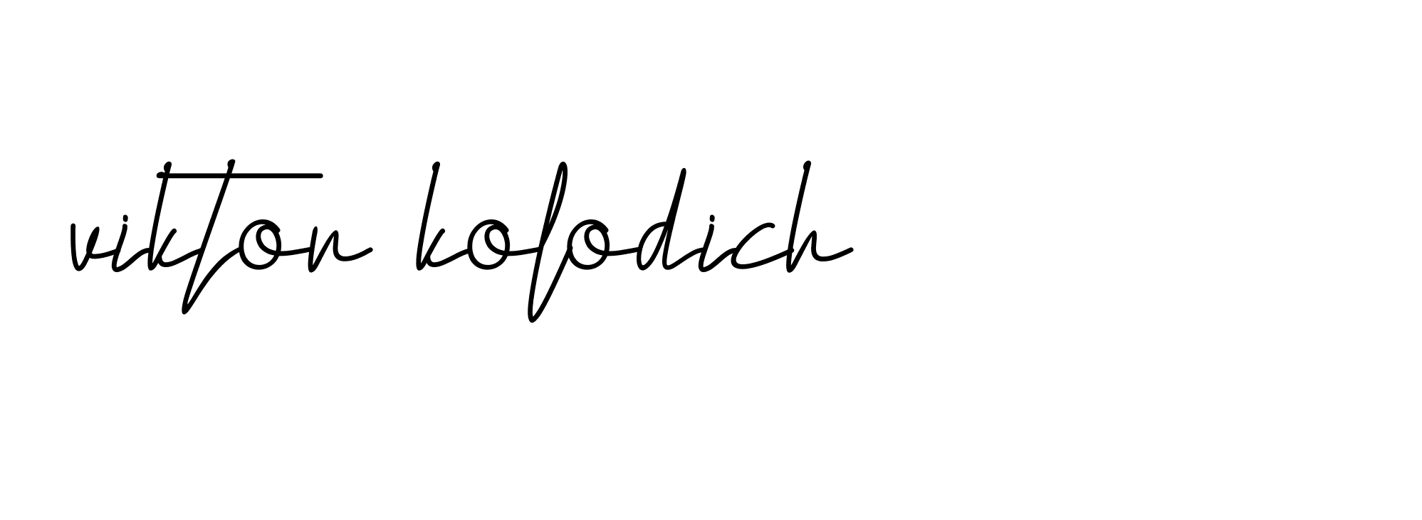 Signature of viktor-kolodich