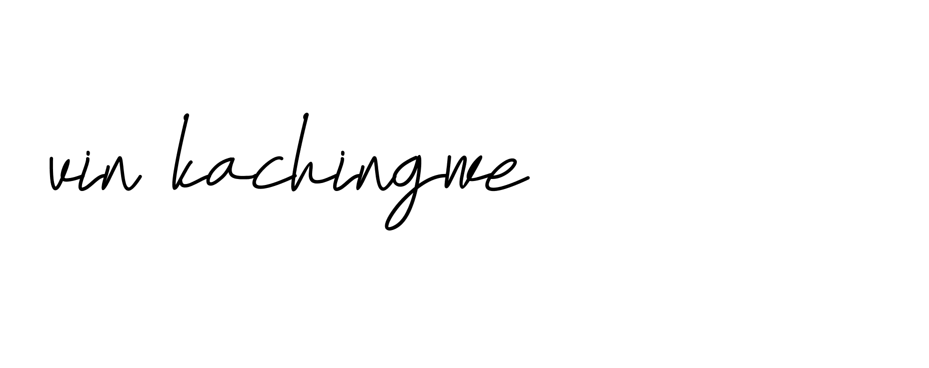 Signature of vin-kachingwe