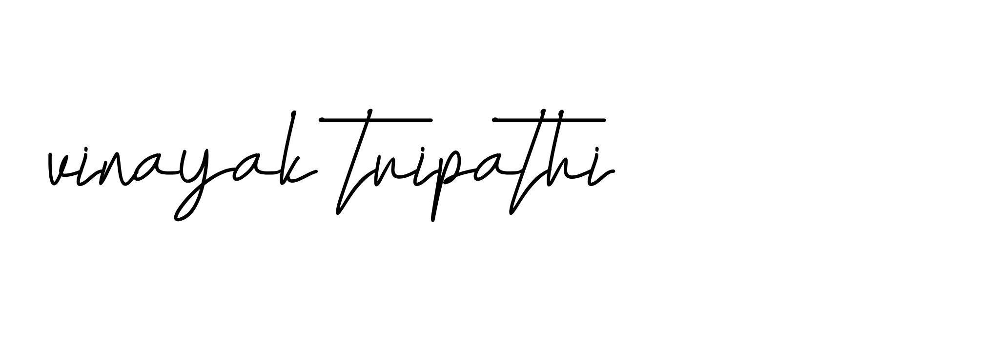 Signature of vinayak-tripathi