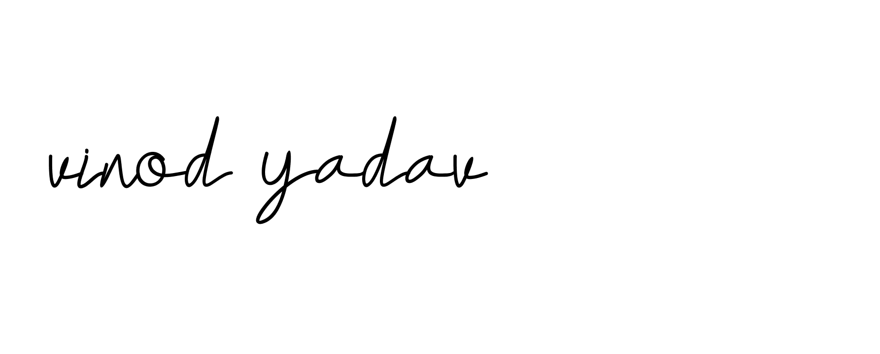 Signature of vinod-yadav