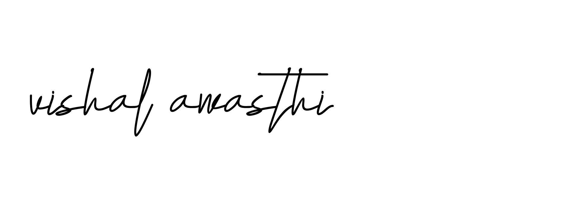 Signature of vishal-awasthi