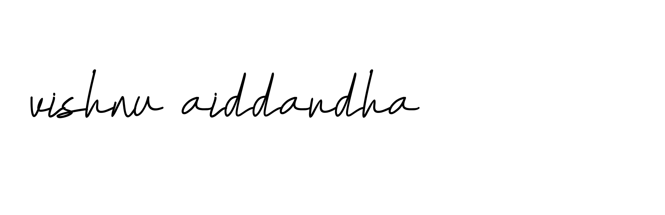 Signature of vishnu-aiddardha