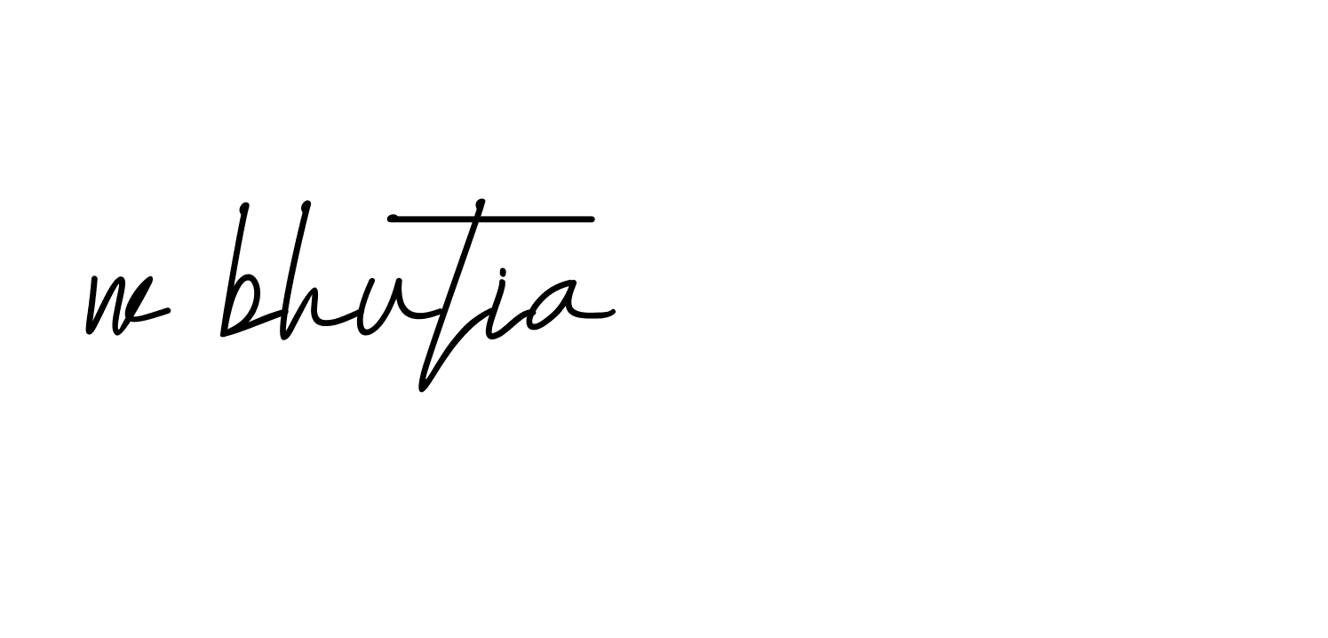 Signature of w-bhutia