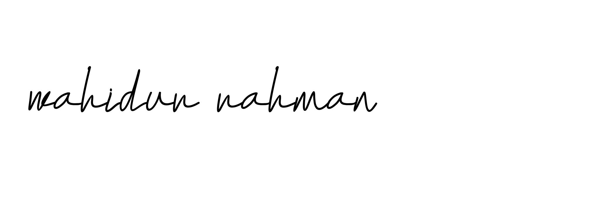 Signature of wahidur-rahman