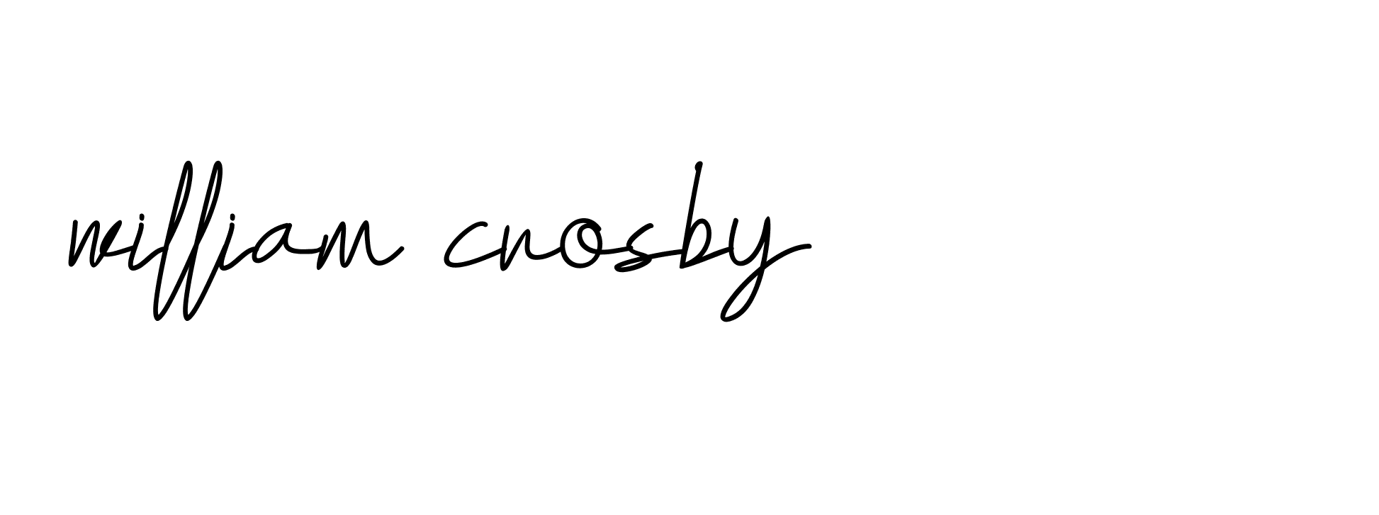 Signature of william-crosby