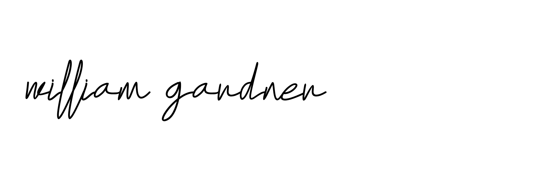 Signature of william-gardner