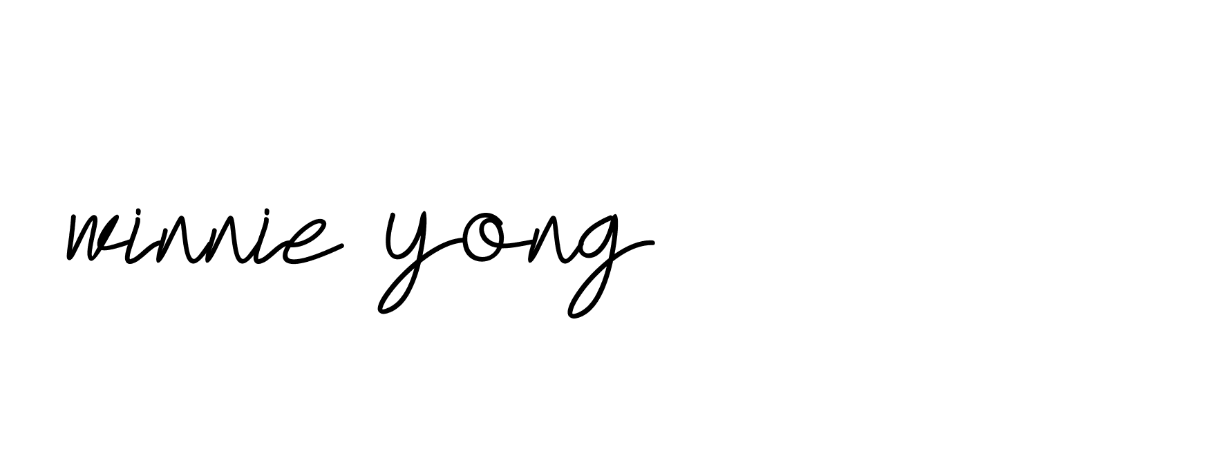 Signature of winnie-yong