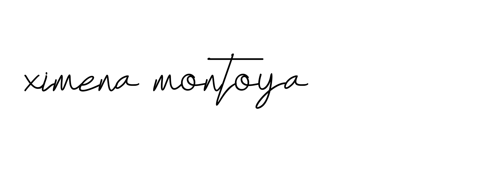 Signature of ximena-montoya