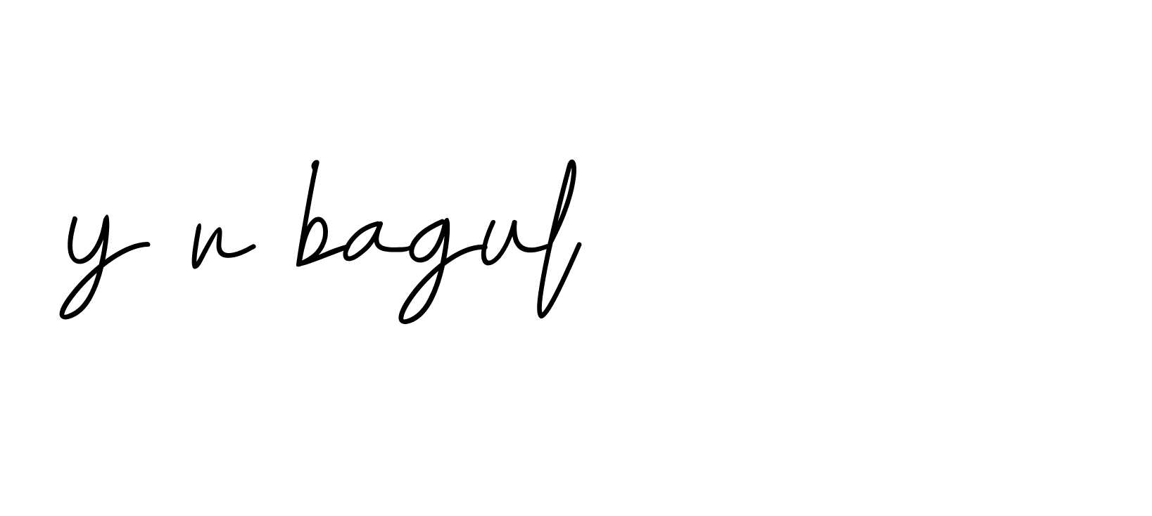 Signature of y-r-bagul