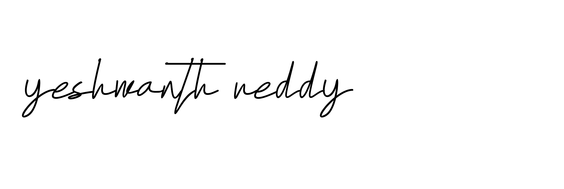 Signature of yeshwanth-reddy