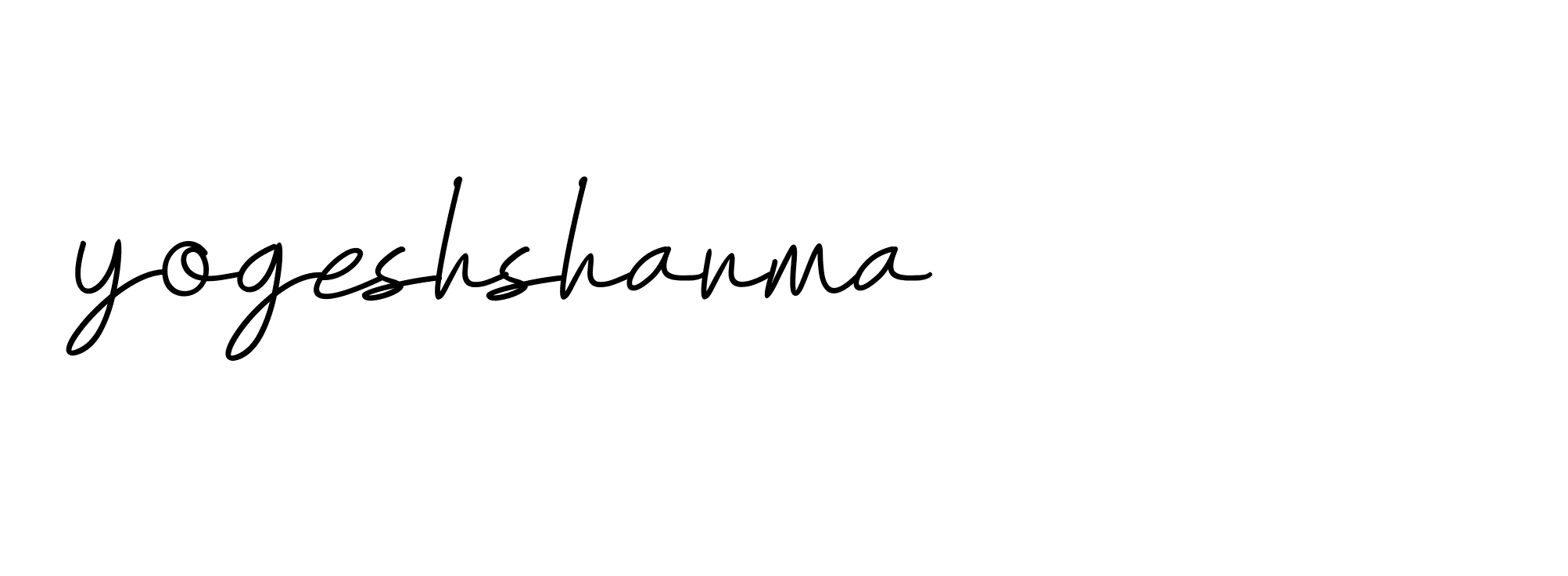 Signature of yogeshsharma