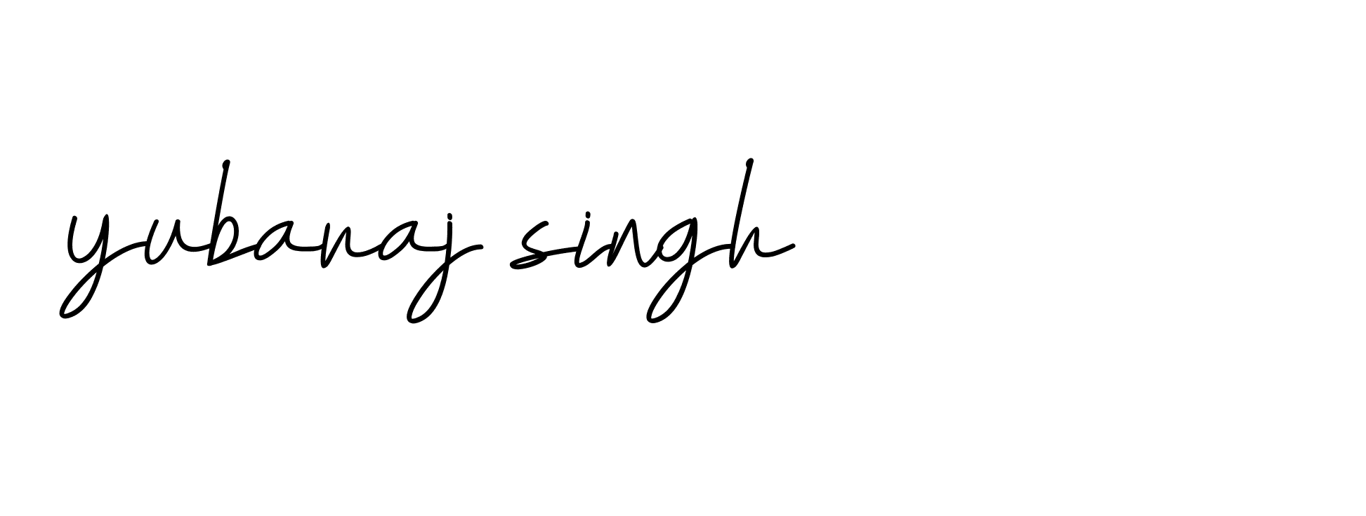 Signature of yubaraj-singh