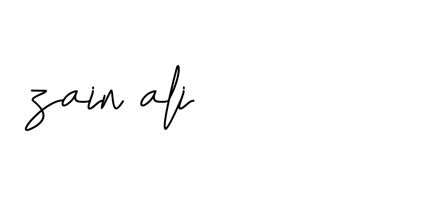 Signature of zain-ali