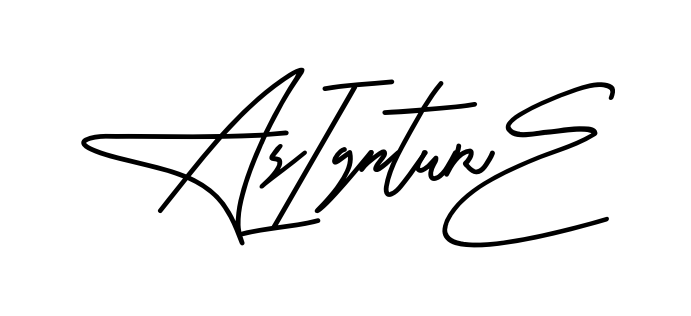 A Signature smooth handwritten signature style
