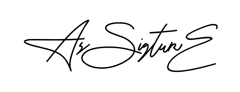 As Signature smooth handwritten signature style