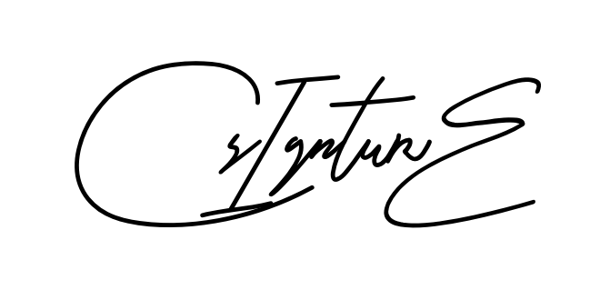 C Signature smooth handwritten signature style