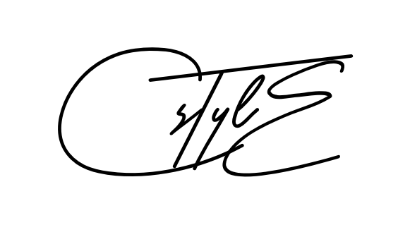 C Style smooth handwritten signature style