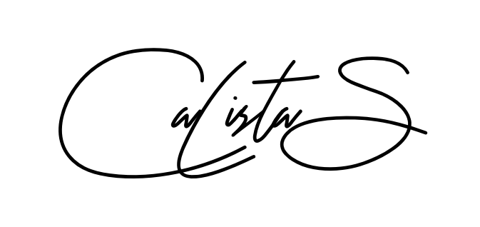 Calista S smooth handwritten signature style