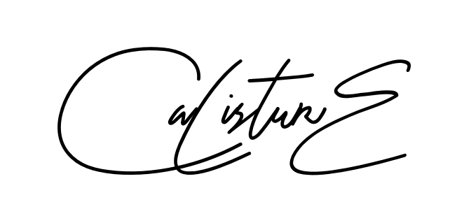 Calista Signature smooth handwritten signature style