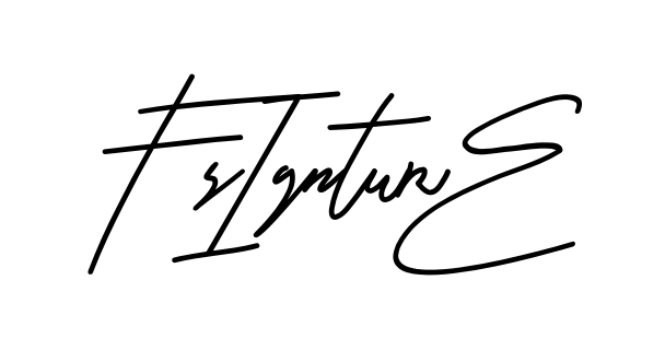 F Signature smooth handwritten signature style