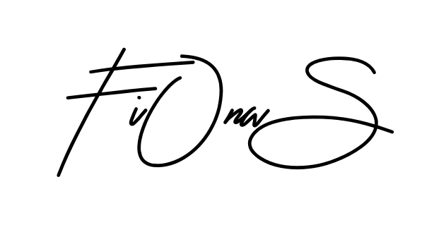 Fiona S smooth handwritten signature style