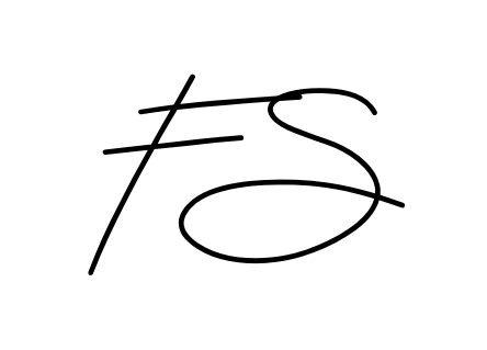 Fs smooth handwritten signature style