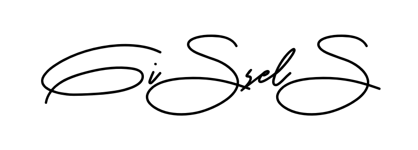Gissel S smooth handwritten signature style
