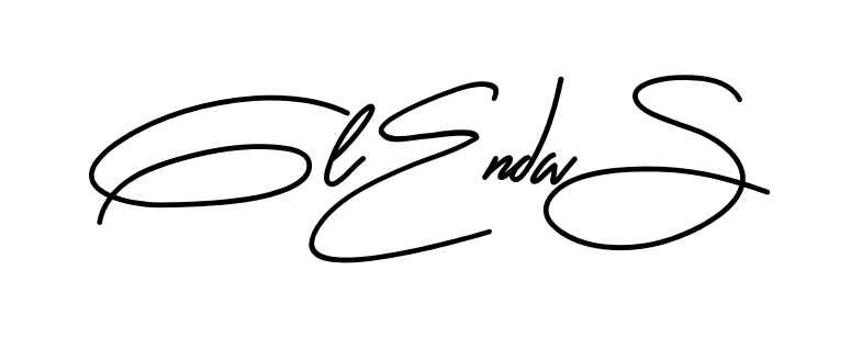 Glenda S smooth handwritten signature style