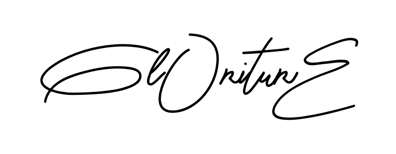 Gloriana Signature smooth handwritten signature style