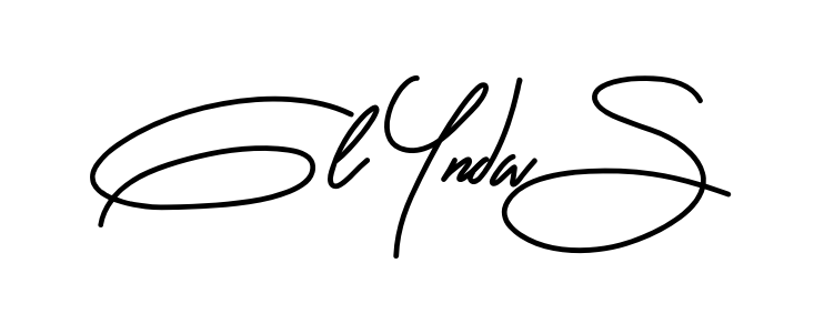 Glynda S smooth handwritten signature style