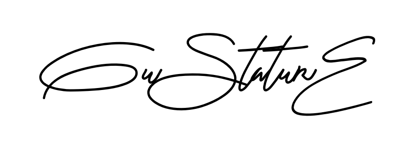 Gustavia Signature smooth handwritten signature style