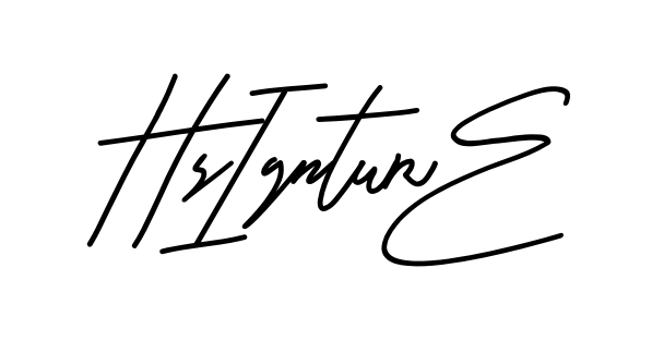 H Signature smooth handwritten signature style
