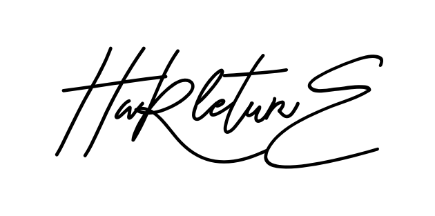 Harlean Signature smooth handwritten signature style