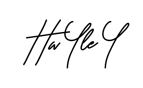 Hayley smooth handwritten signature style