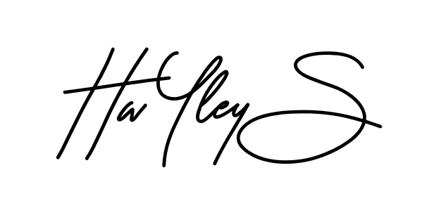 Hayley S smooth handwritten signature style