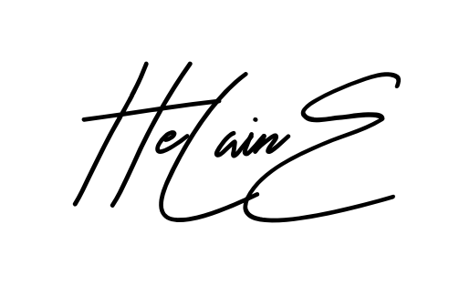 Helaine smooth handwritten signature style