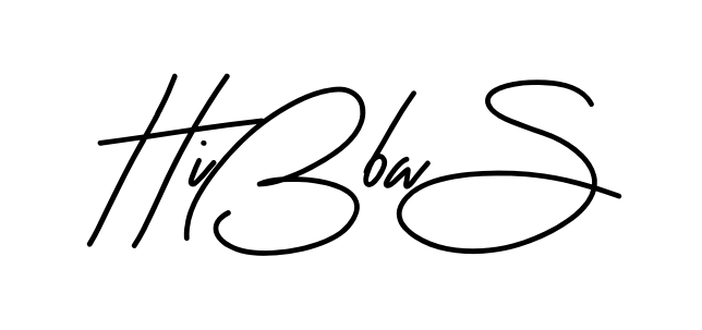 Hibba S smooth handwritten signature style