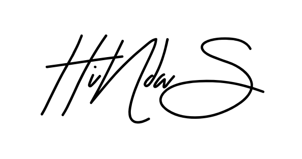 Hinda S smooth handwritten signature style