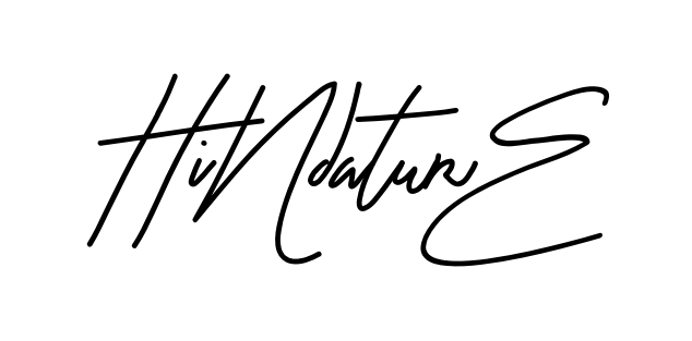 Hinda Signature smooth handwritten signature style