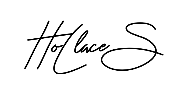 Hollace S smooth handwritten signature style
